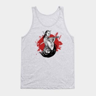 Neko Oni Samurai Tank Top